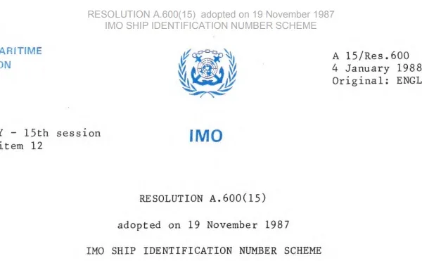 imo number