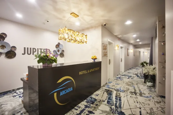 Ресепшн отеля Hotel Jupiter в Аркадии, Одесса